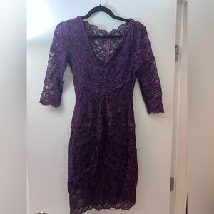 Nicole Miller Lace Duchess Dress - size 4
